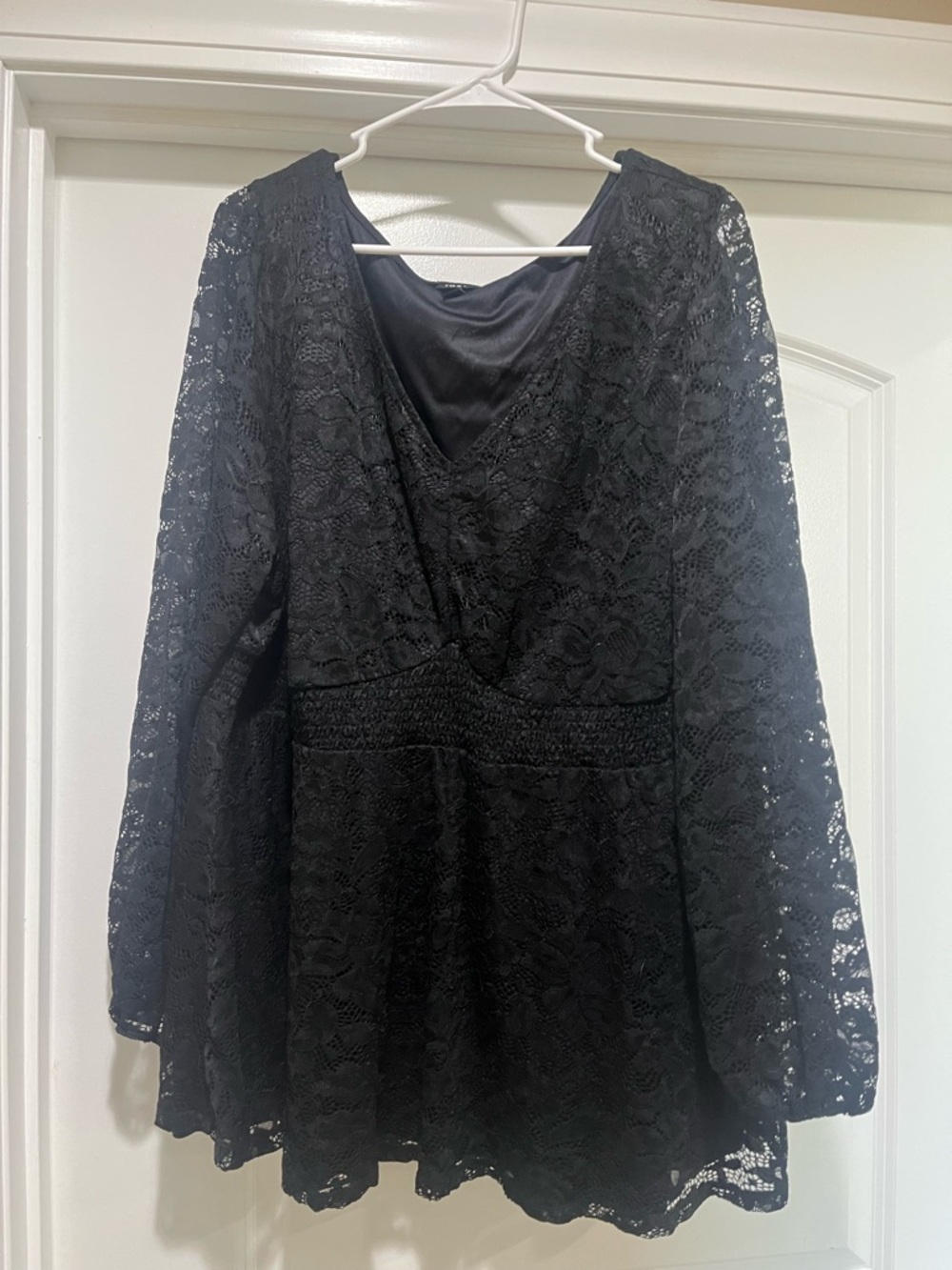 torrid Black Lace V-Neck Top